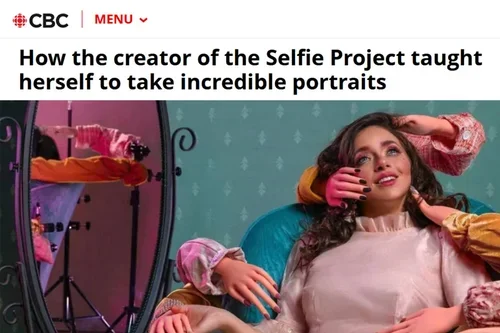 How the creator of the Selfie Project taught herself to take incredible portraits