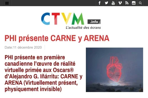 PHI présente CARNE y ARENA
