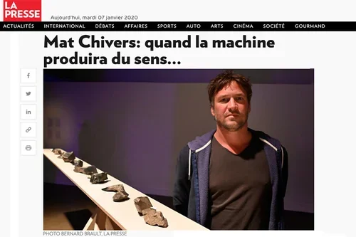 Mat Chivers: quand la machine produira du sens…