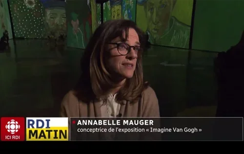 Exposition «&nbsp;Imagine Van Gogh Montréal&nbsp;» (vidéo via Facebook)