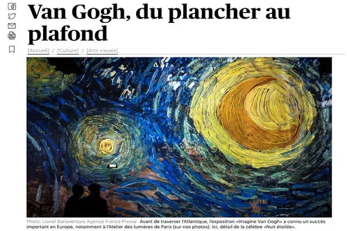 Van Gogh, du plancher au plafond