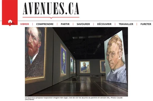 Imagine Van Gogh, quand la lumière et les couleurs de la provence brillent à Montréal