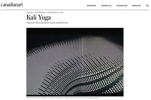 Kali Yuga - Tasman Richardson (solo exhibition)