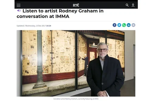 Listen to artist Rodney Graham in conversation at IMMA