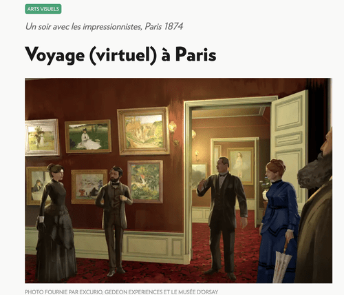 Voyage (virtuel) à Paris