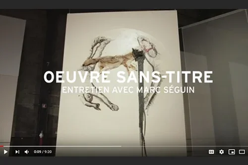 Marc Séguin explique son oeuvre Sans Titre