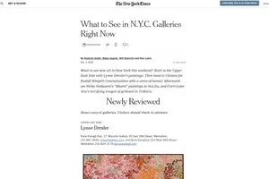What to See in N.Y.C. Galleries Right Now