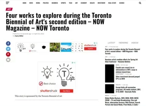 Four works to explore during the Toronto Biennial of Art's second edition