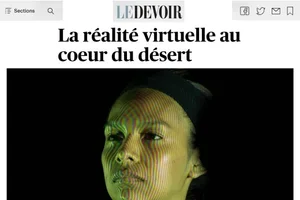 La réalité virtuelle au cœur du désert