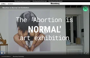 'Abortion is Normal' Art Exhibition (video)