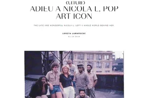 Adieu à Nicola L, Pop Art Icon