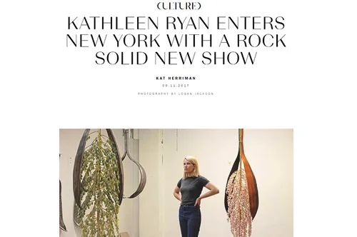 Kathleen Ryan Enters New York with a Rock Solid New Show