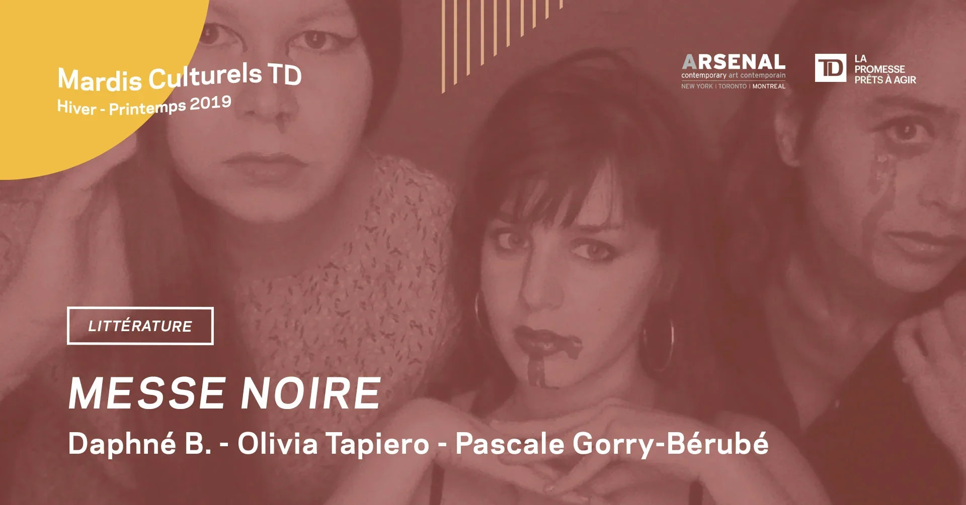 Olivia Tapiero et Pascale Gorry Bérubé présentent Messe Noire