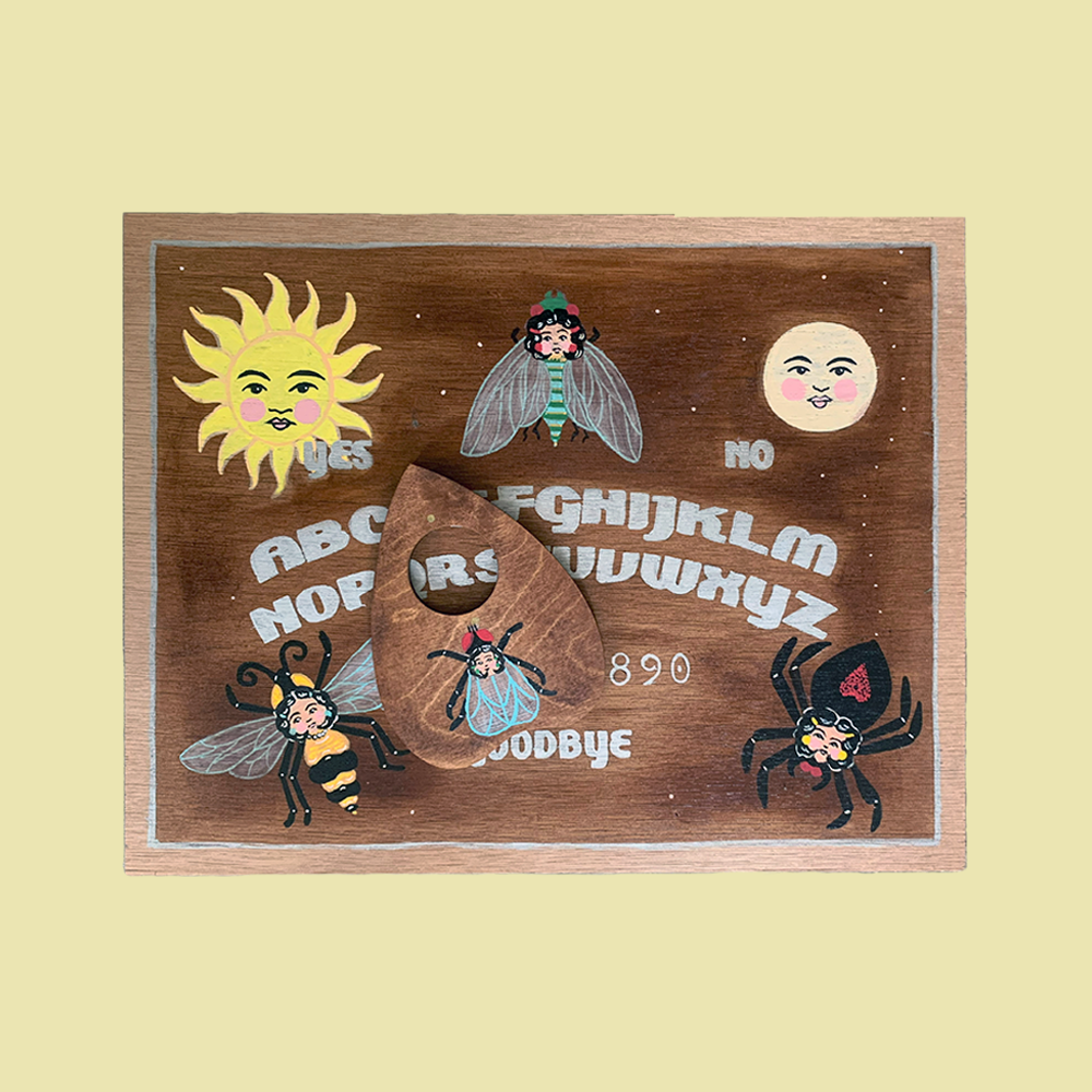 Buzzing Spirits Wooden Talking Board