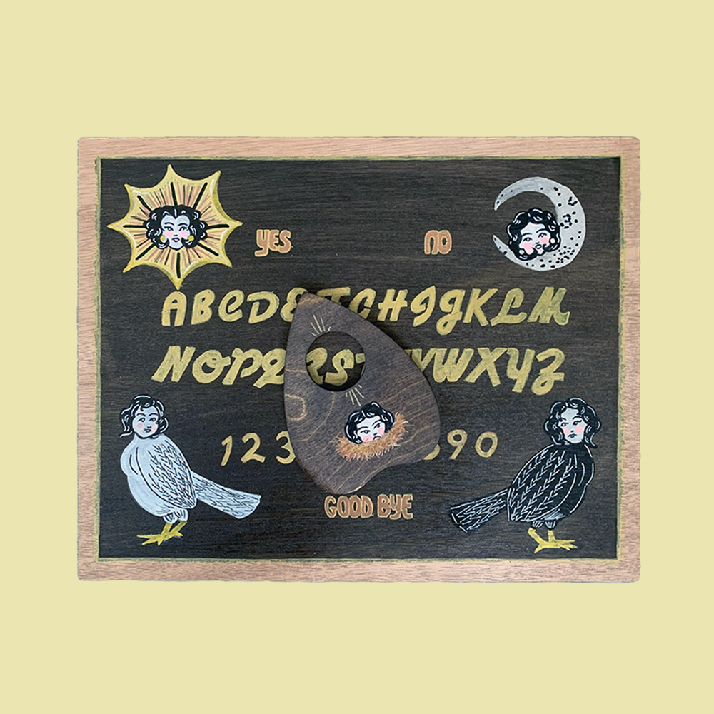 Cuckoo Wooden Talking Board