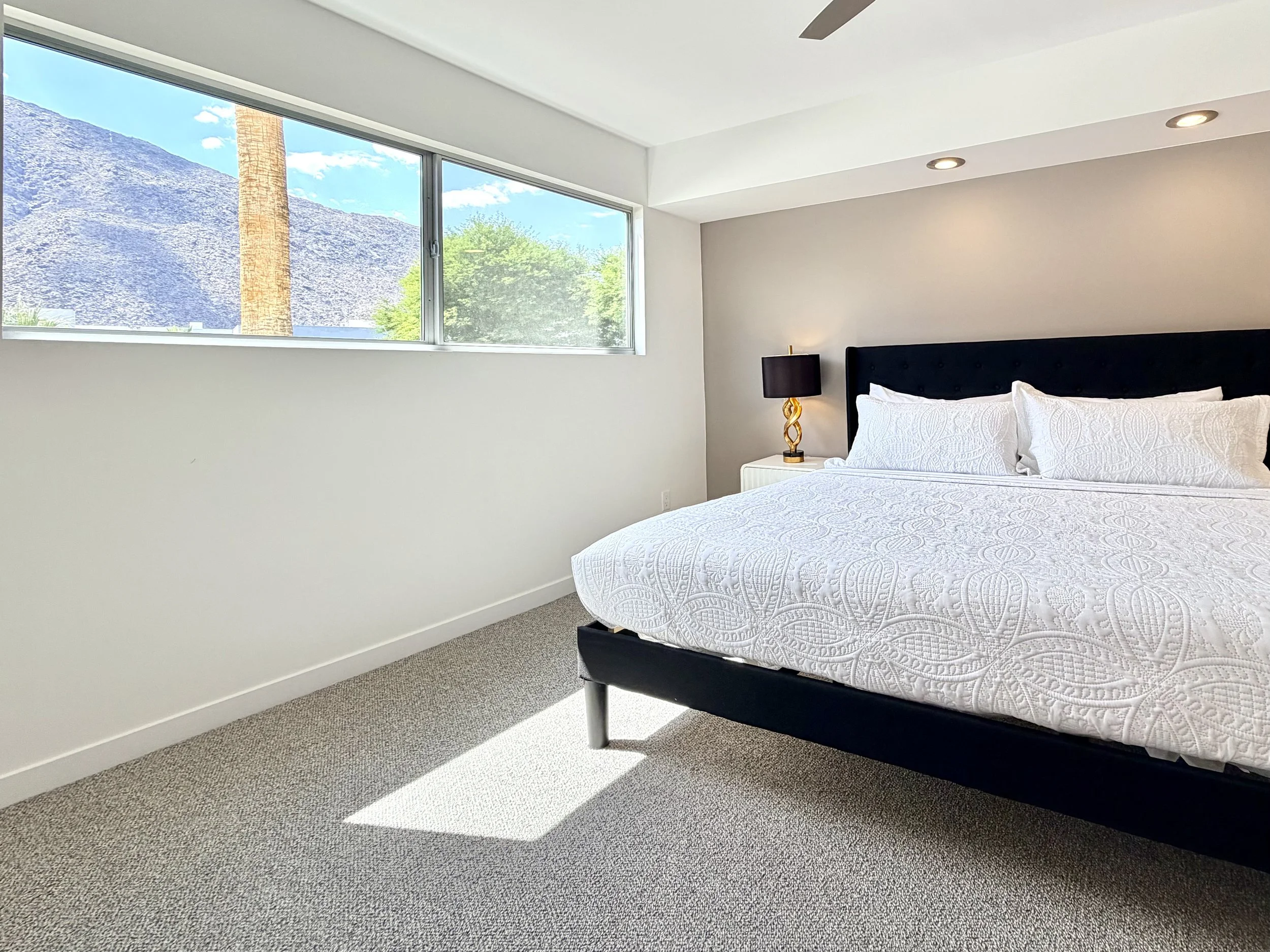 3. serene bedroom mountain view palm springs.jpeg