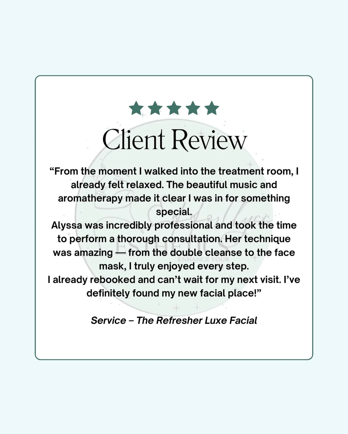 POV: You book a facial and accidentally discover your new happy place 😌💆🏽&zwj;♀️✨

This client said it best &mdash; from the music to the aromatherapy to the double cleanse (yes, I&rsquo;m extra and proud), your Luxe Facial is more than just skinc