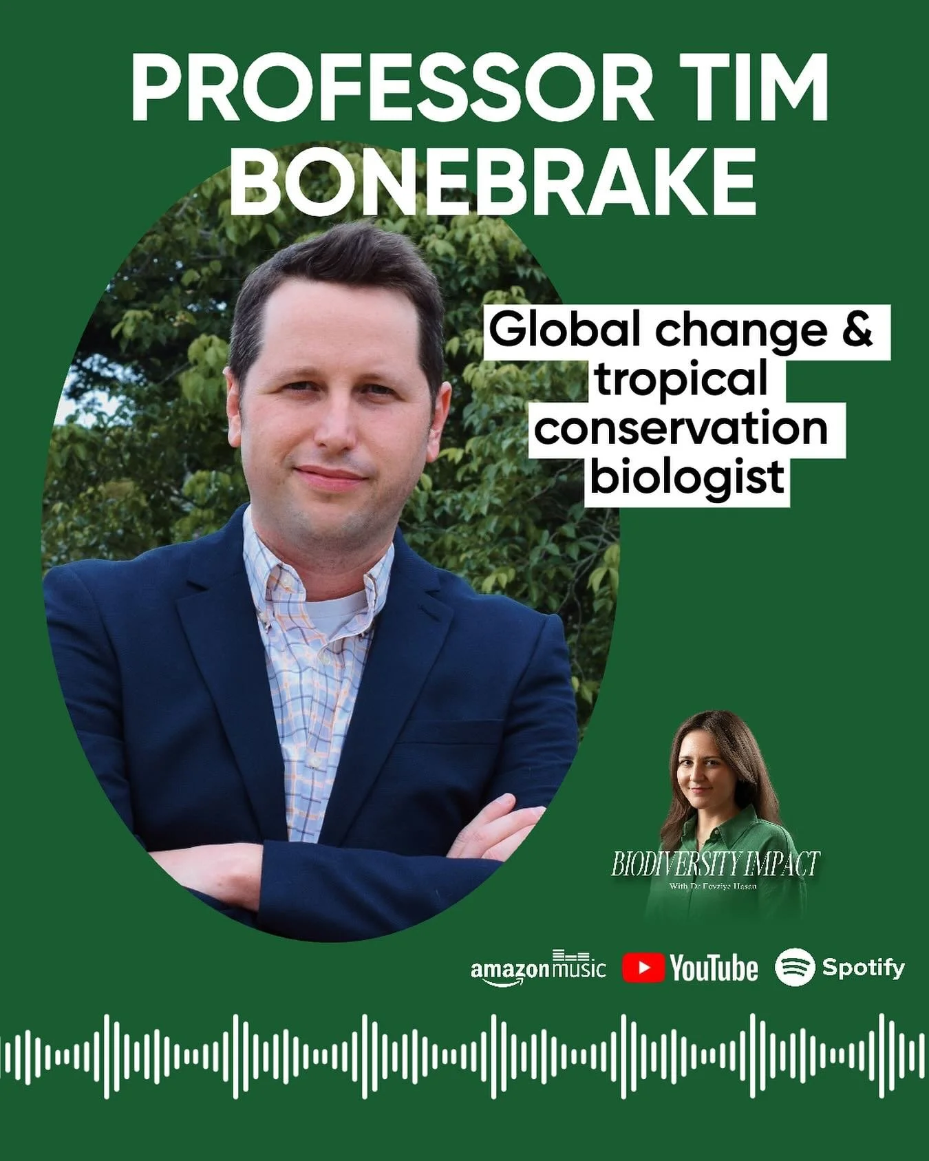 In this episode, I speak with global change and tropical conservation biologist Professor Tim Bonebrake, recorded in the primary tropical rainforest at Danum Valley Conservation Area, Malaysian Borneo. Now Director of the School of Biological Science