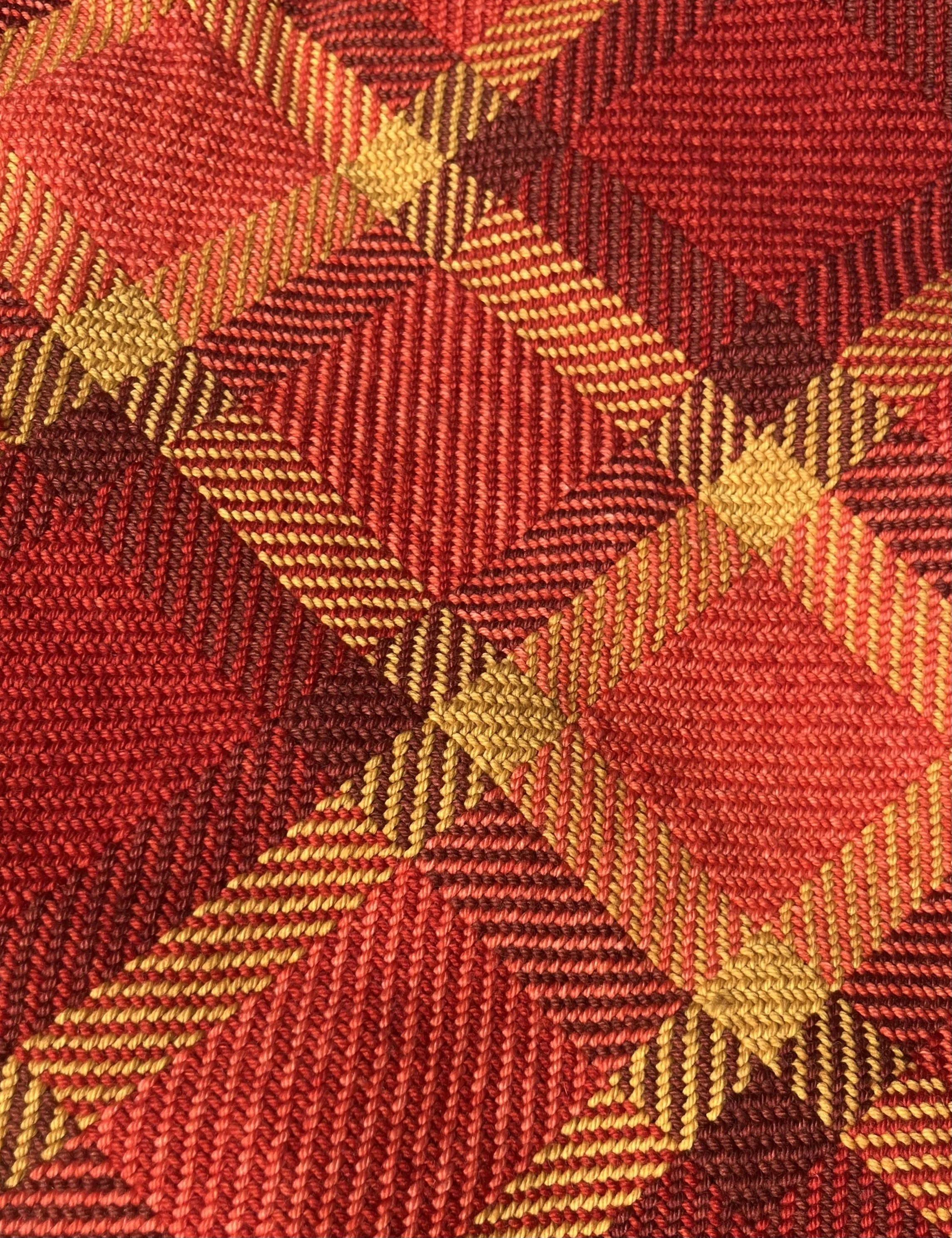 madder, kamala, & sappanwood blanket