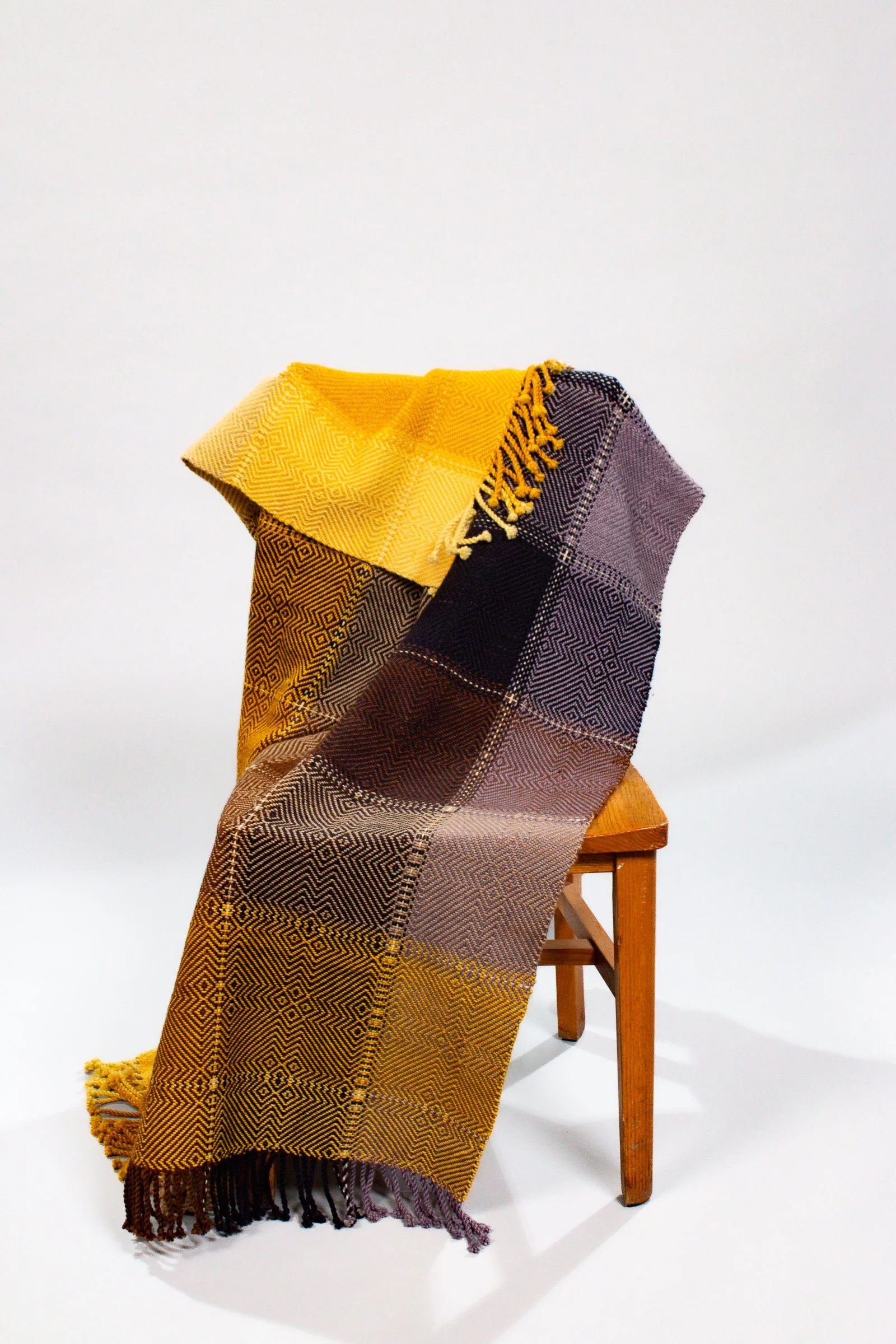 marigold, black walnut, & logwood blanket