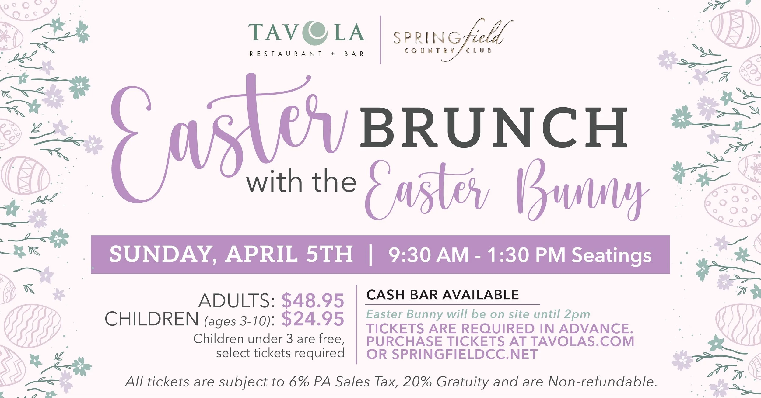 Easter Brunch with the Easter Bunny