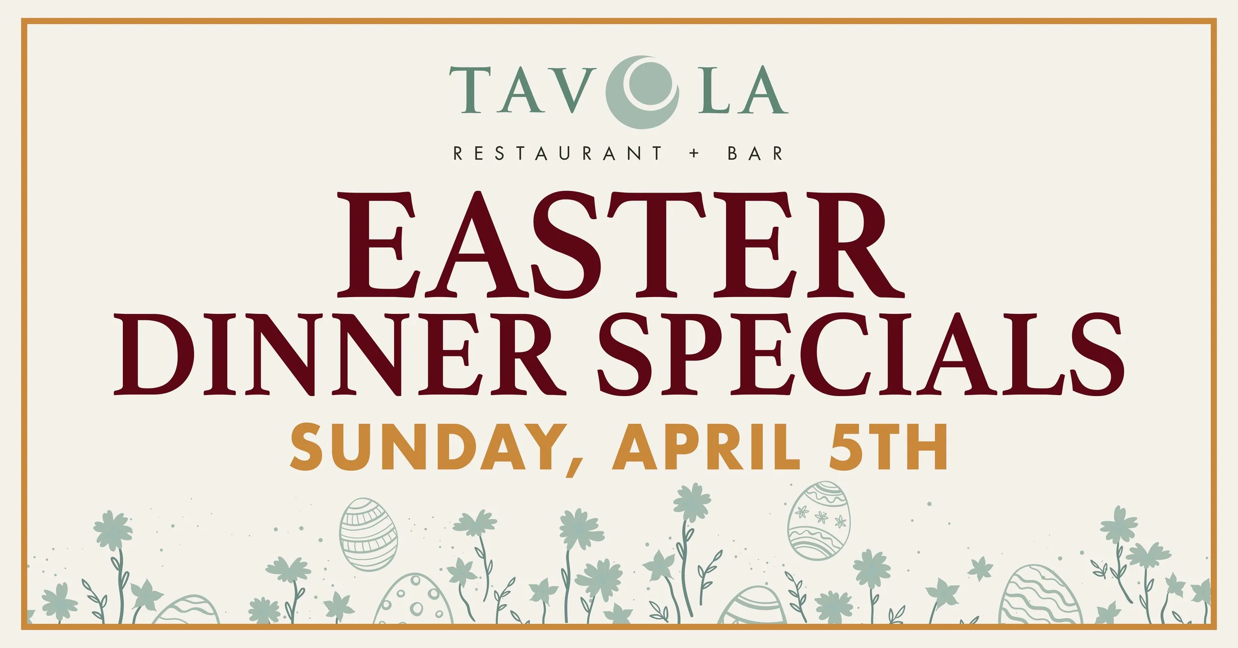 Easter Dinner Specials