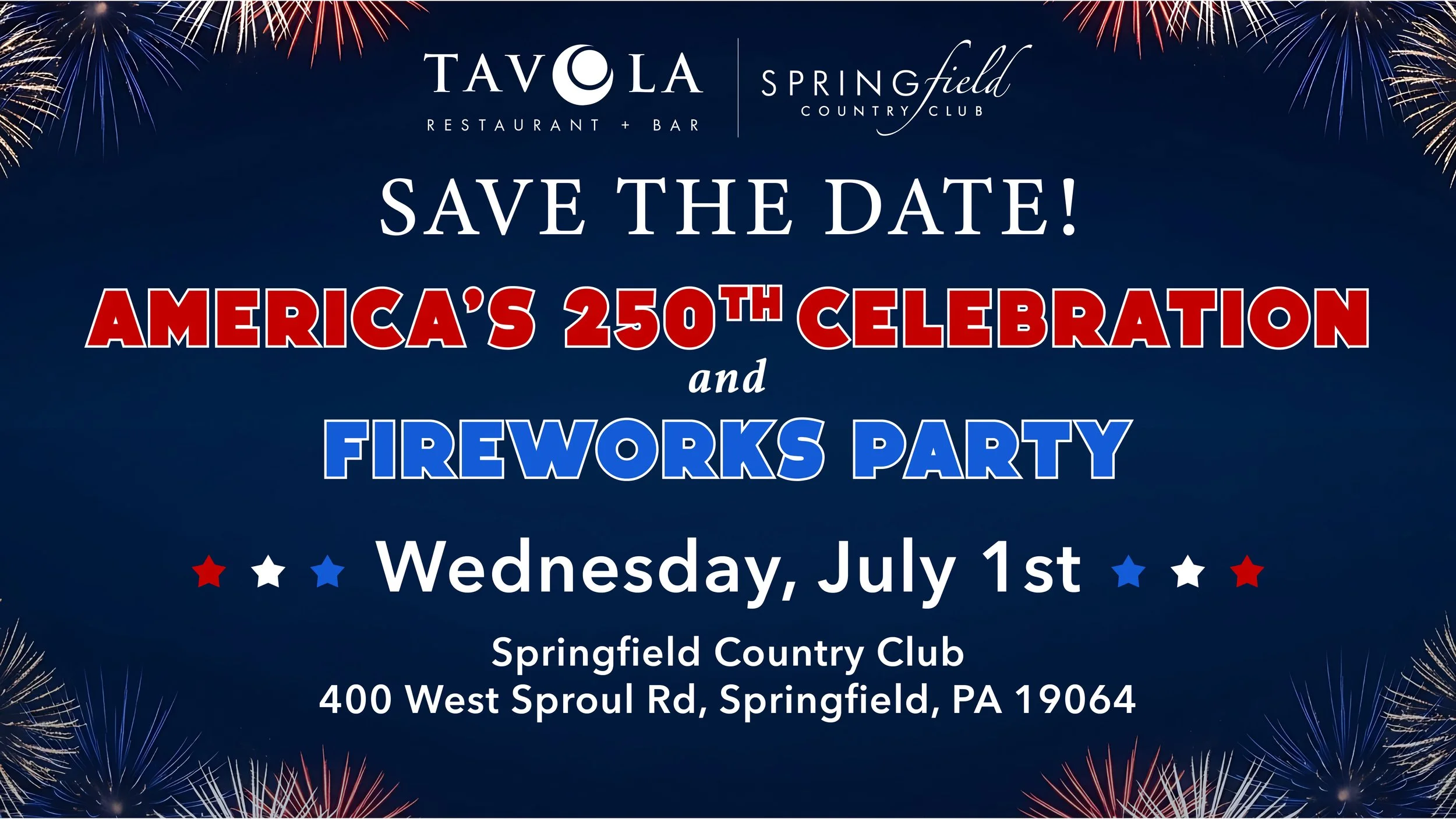 America’s 250th Celebration and Fireworks Party