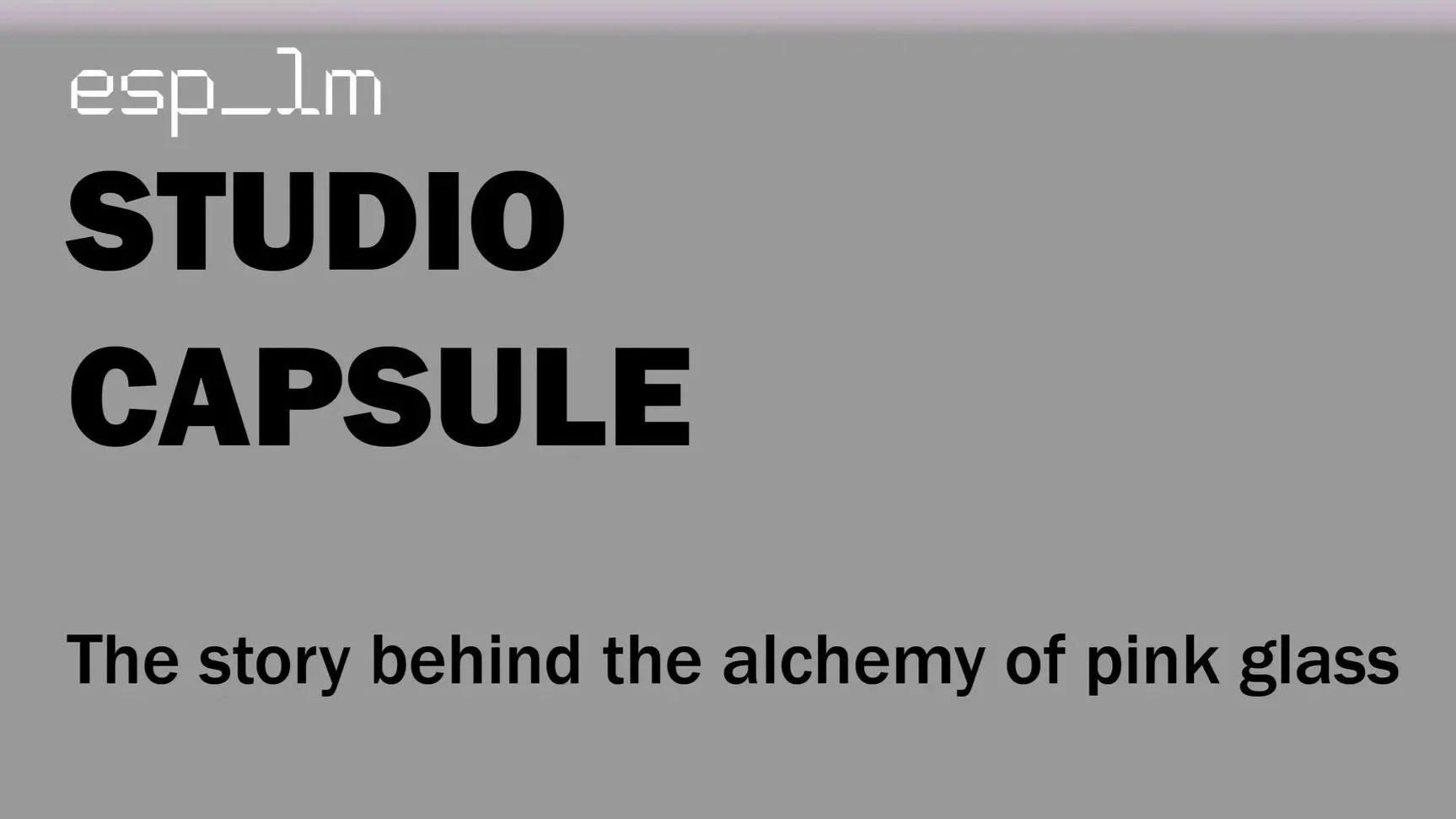 The story behind the alchemy of pink glass