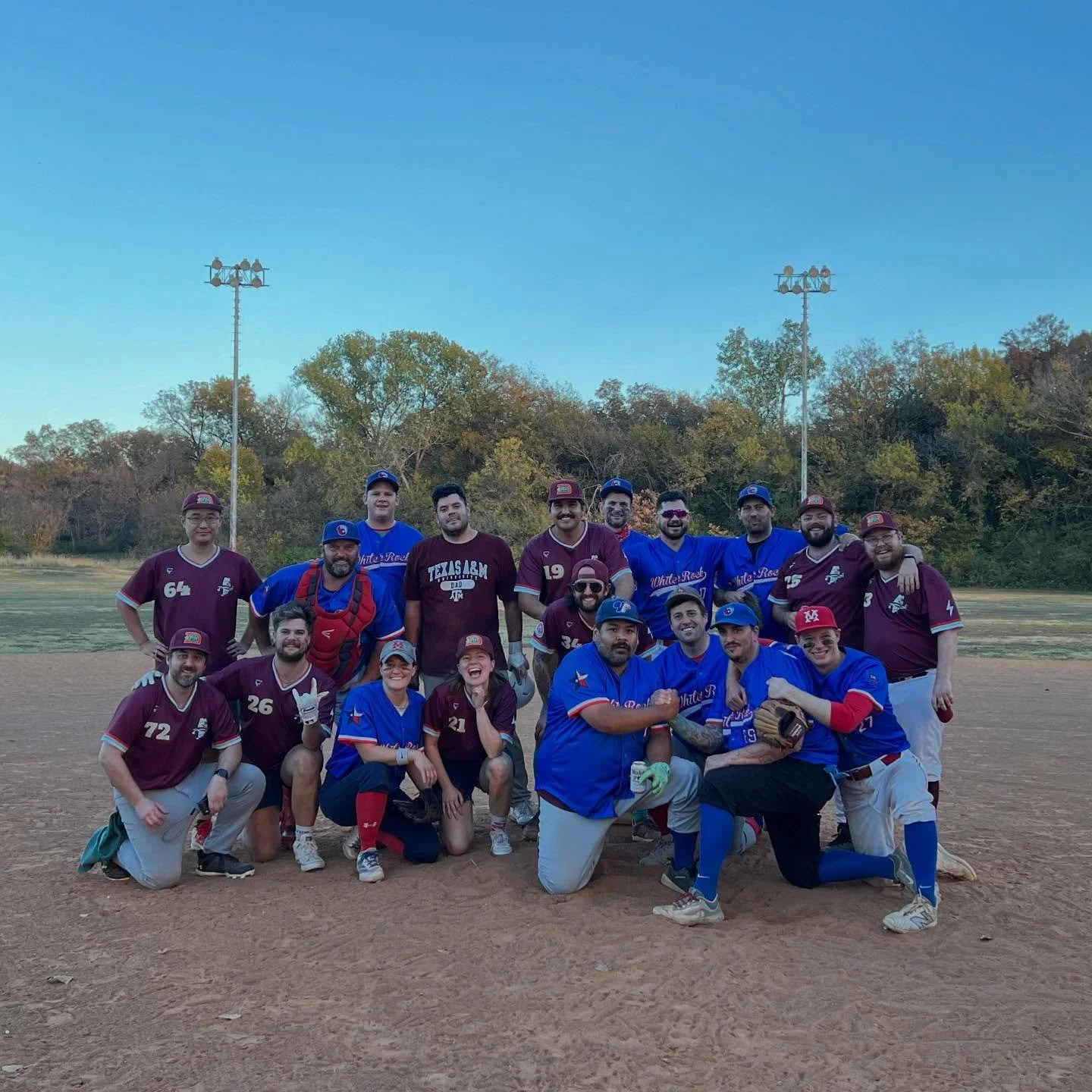 From our first scrimmage ever to the final game of our first season, we are always so stoked to share the field with our friends on the @whiterockmudbugs. Thanks for always inadvertently being a part of some of our big milestones, y'all! ⭐️🦞🤠🦞⭐️

