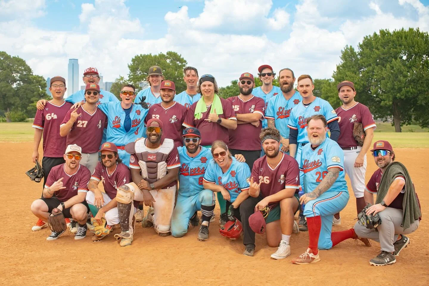 Had an absolute hell of a time yesterday playing ball with our friends on the @oakcliff86ers. The bats were hot, the beer was cold and the vibes were so high the birds were jealous.

Thanks to everyone who made it out and a special thanks to @boogies