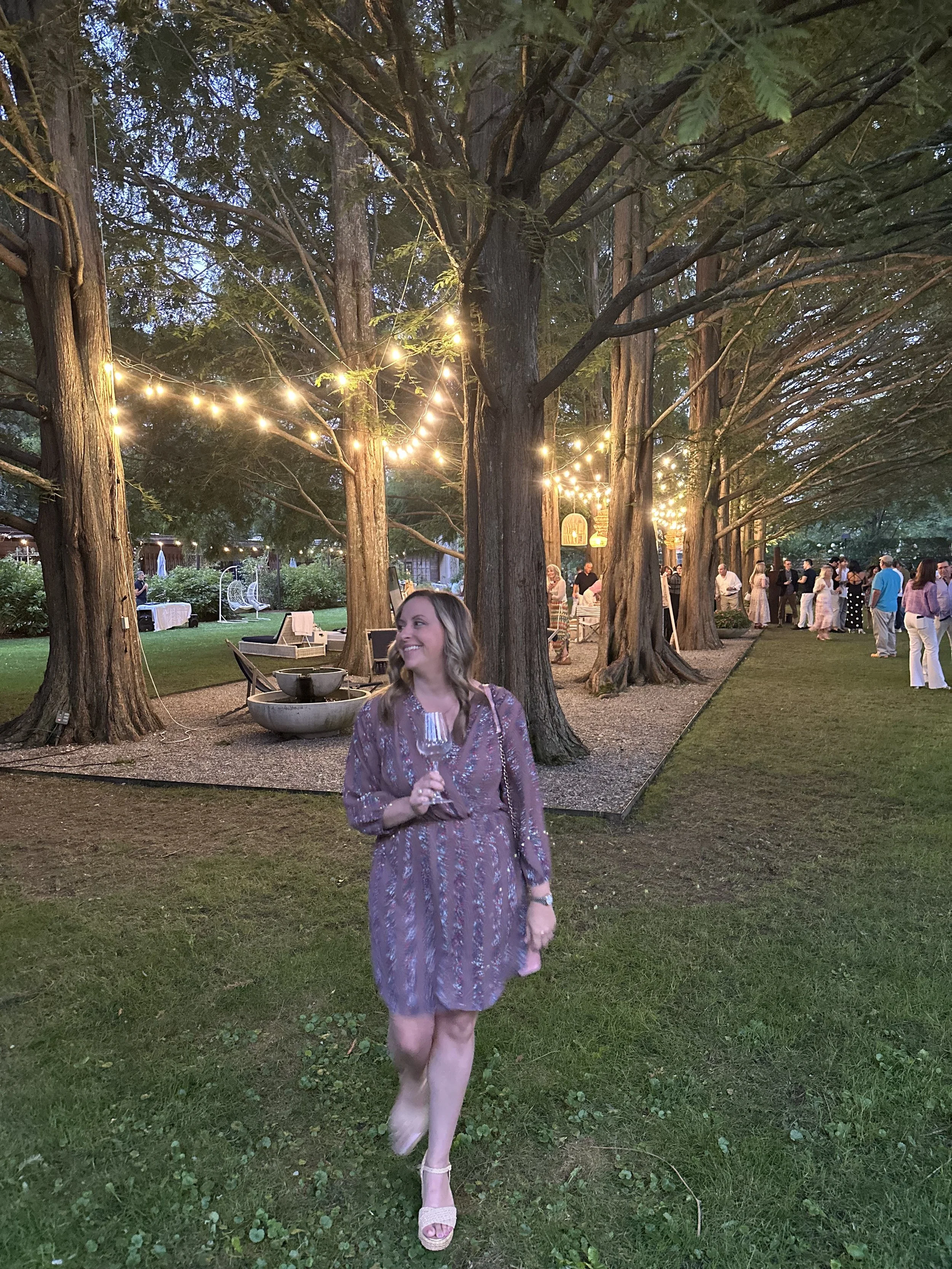 Golden hour garden party: A celebration of champagne in the Hamptons