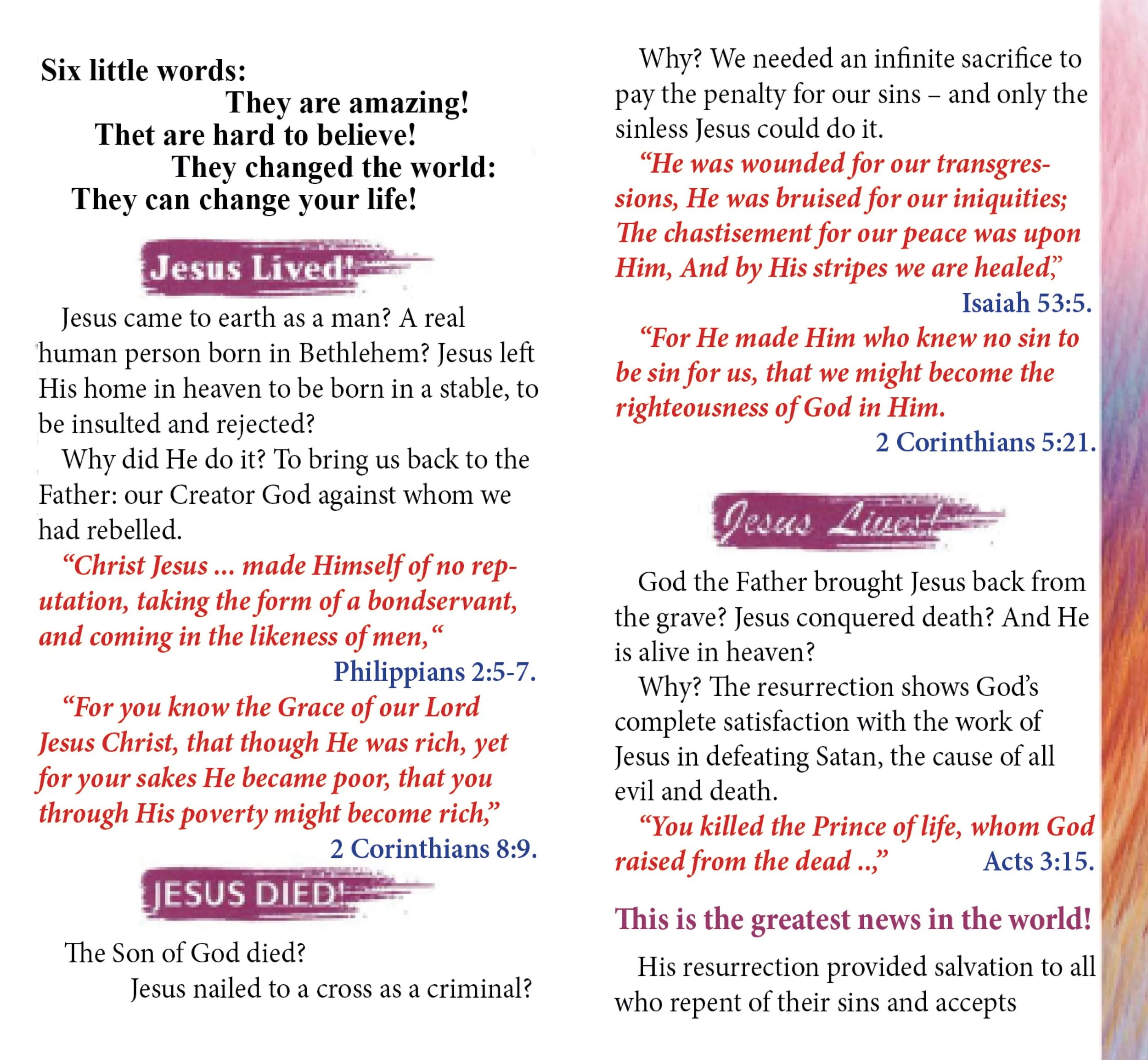 Jesus Lived-Jesus Died-Jesus Lives #569 WEB SIZE Pg2.jpg