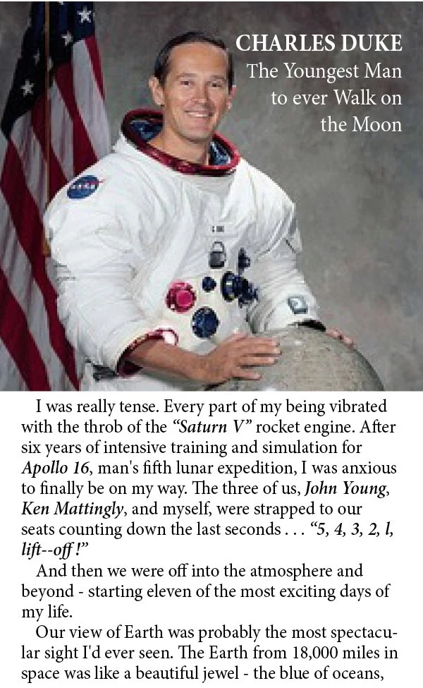 Charles Duke: The Youngest Man to ever Walk on the Moon #1413