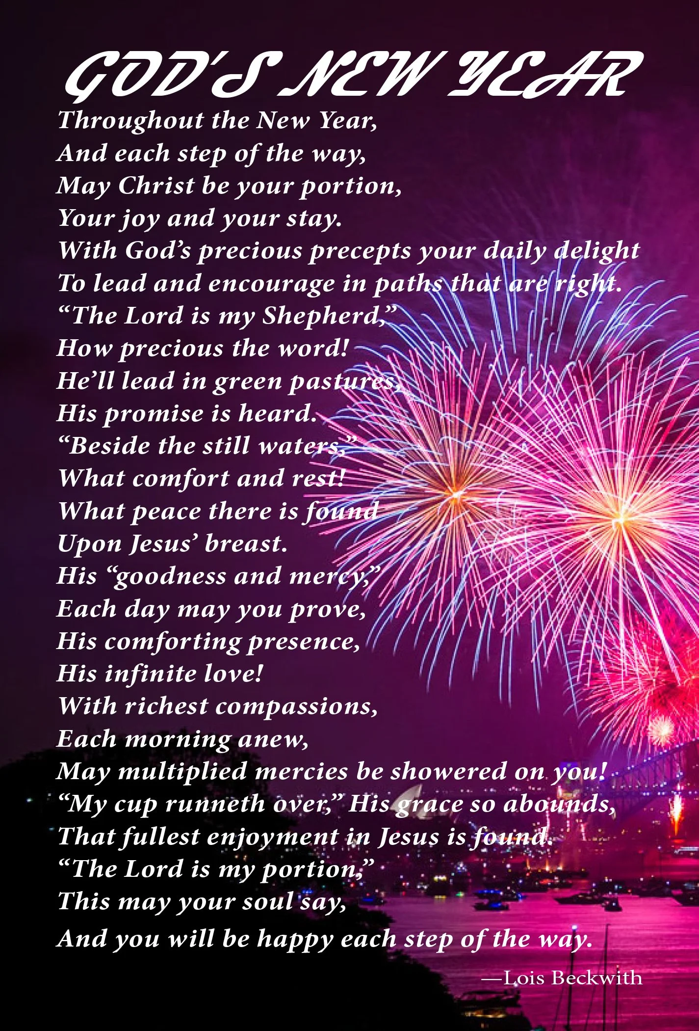 God's New Year #422