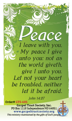 Let Not Your Heart be Troubled, Neither Let It Be Afraid #605
