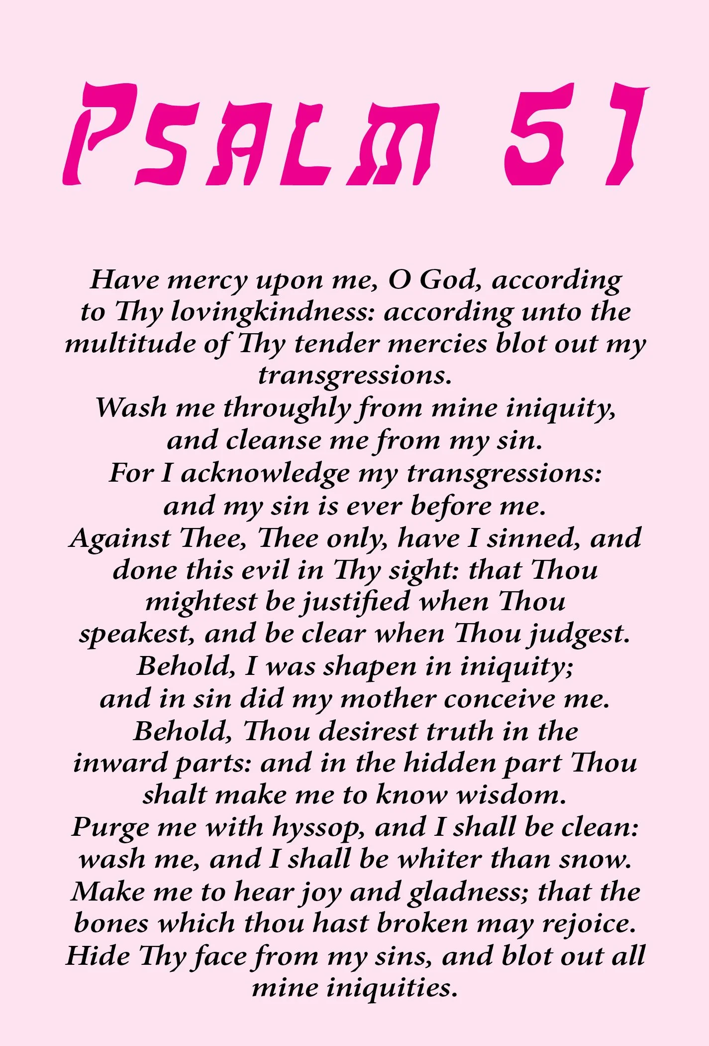 Psalm 51 #64