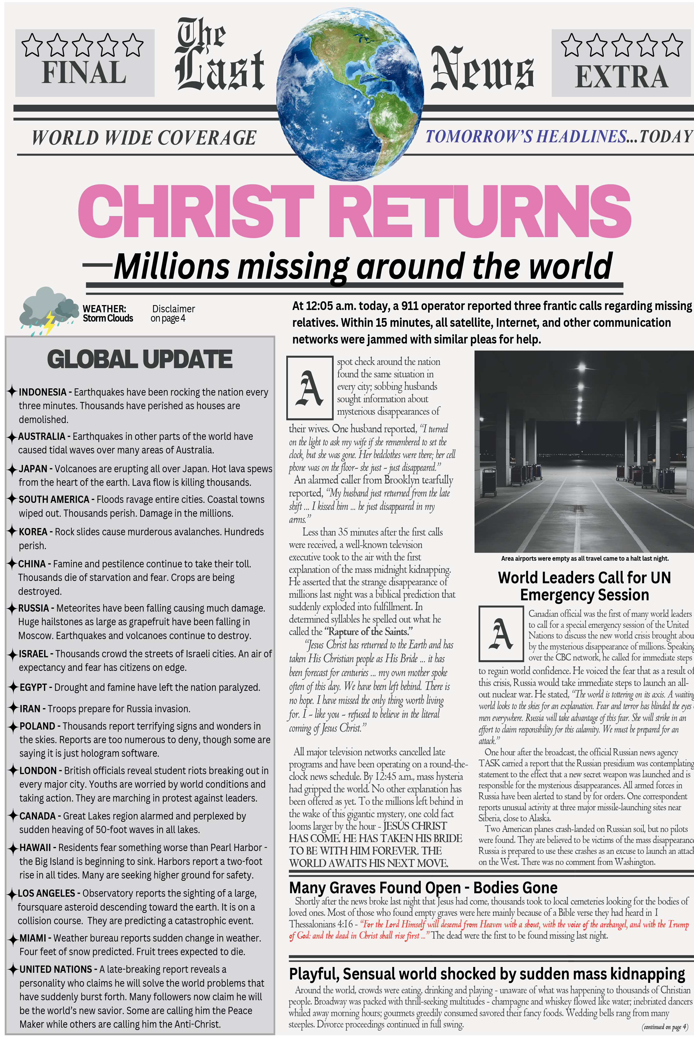 The Last News [Tabloid]