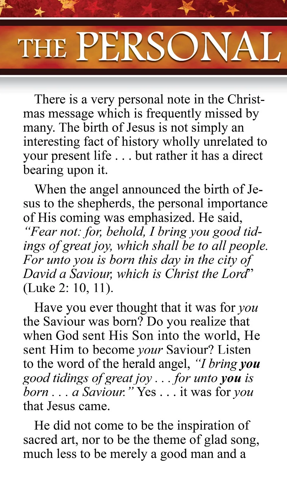 personal message of christmas, the 356 pg 2.jpg