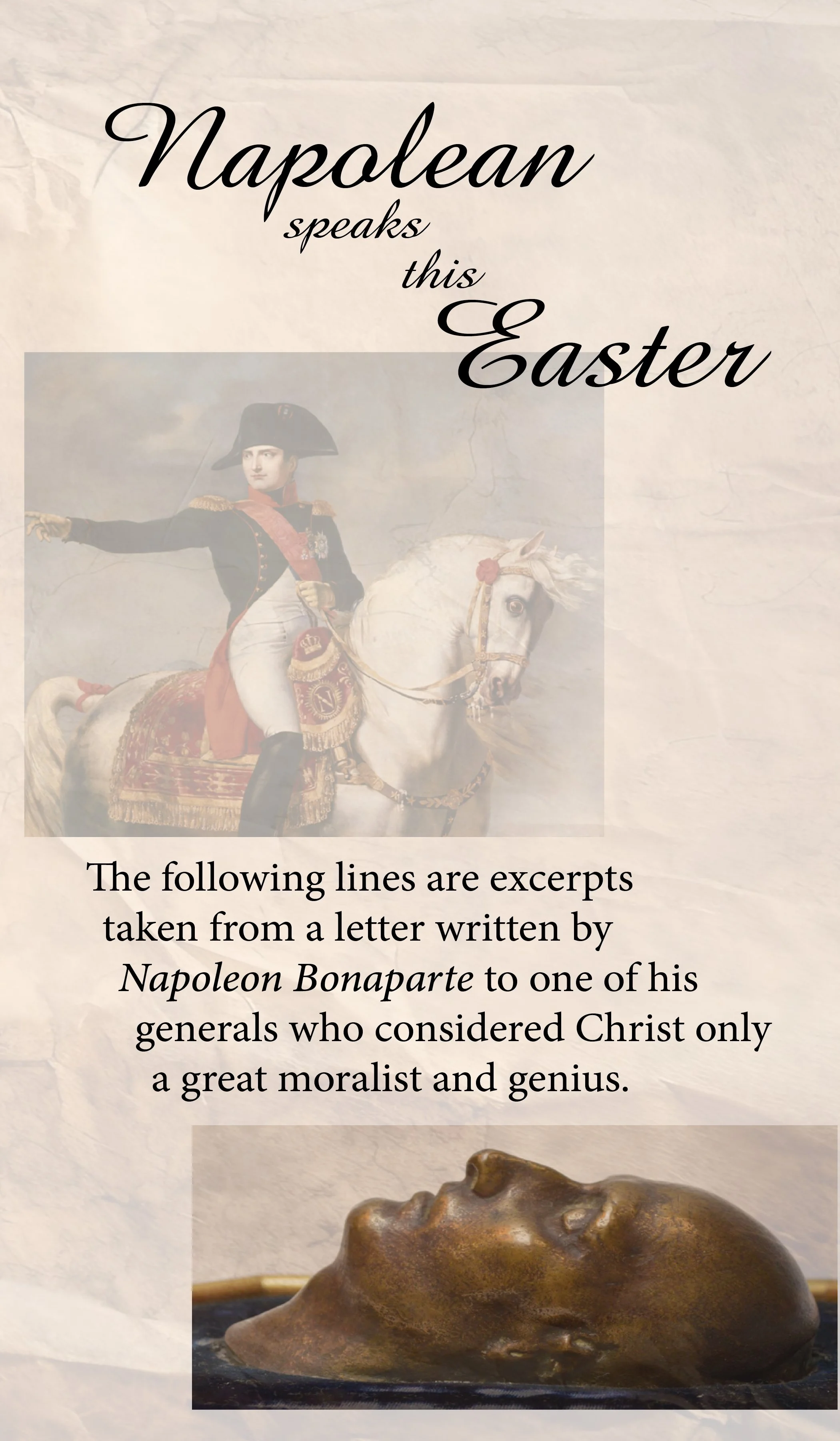 Napoleon Speaks This Easter #382