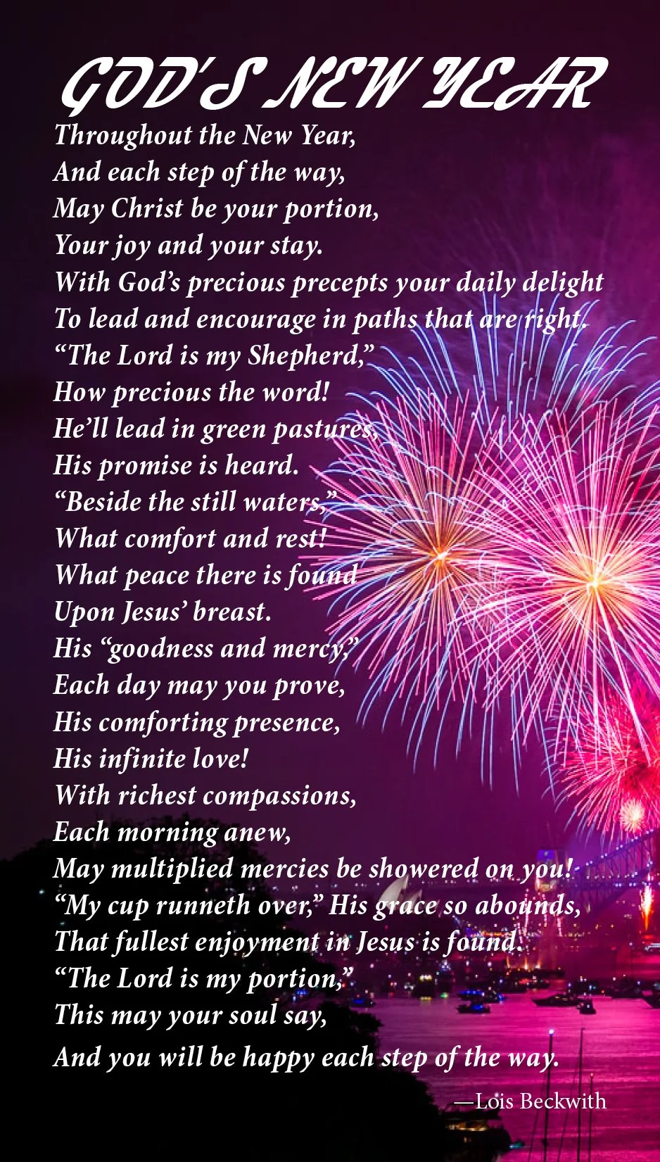 God's New Year #422
