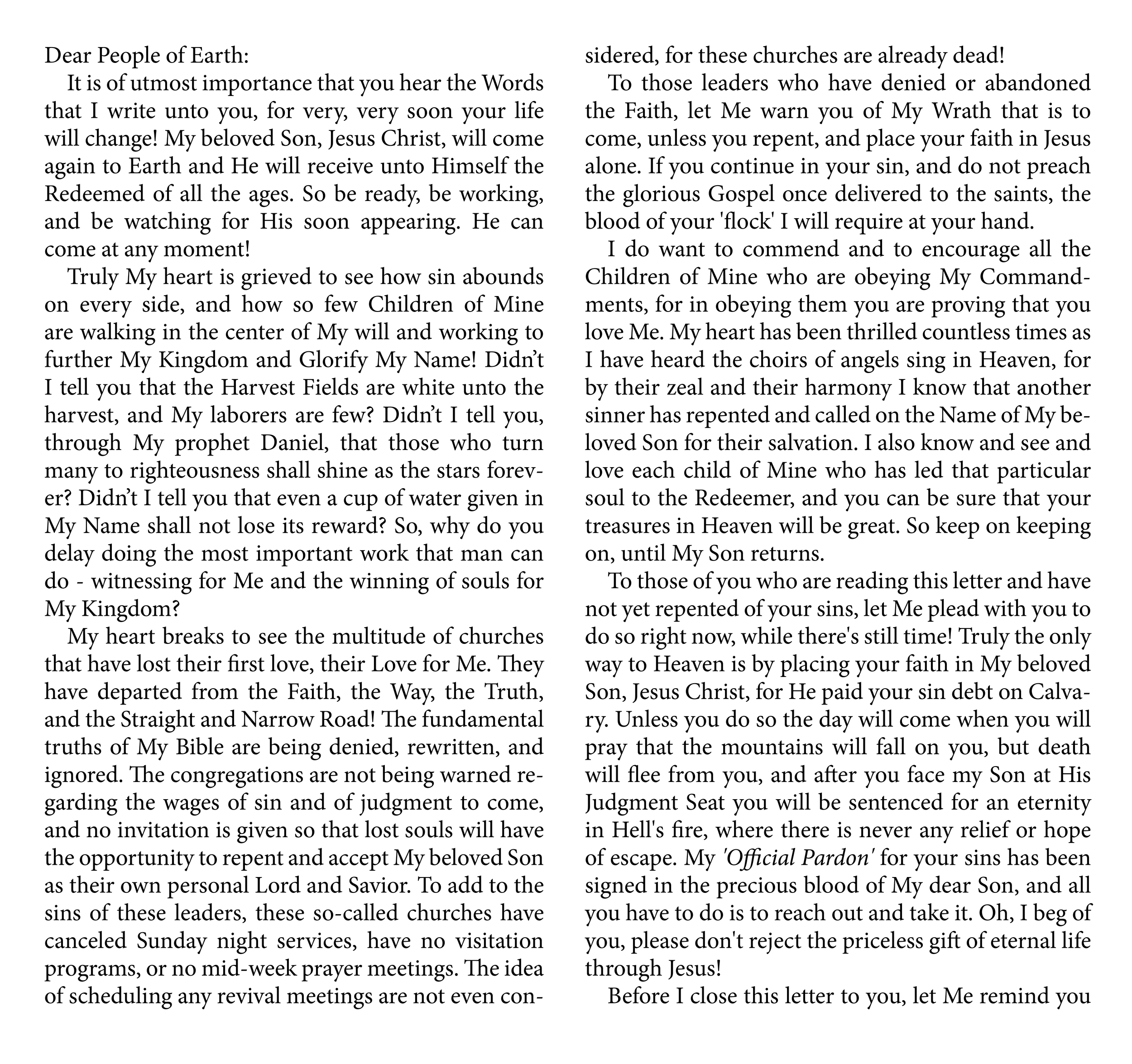 Letter From God, A Special Delivery #4062 WEB SIZE Pg2.png