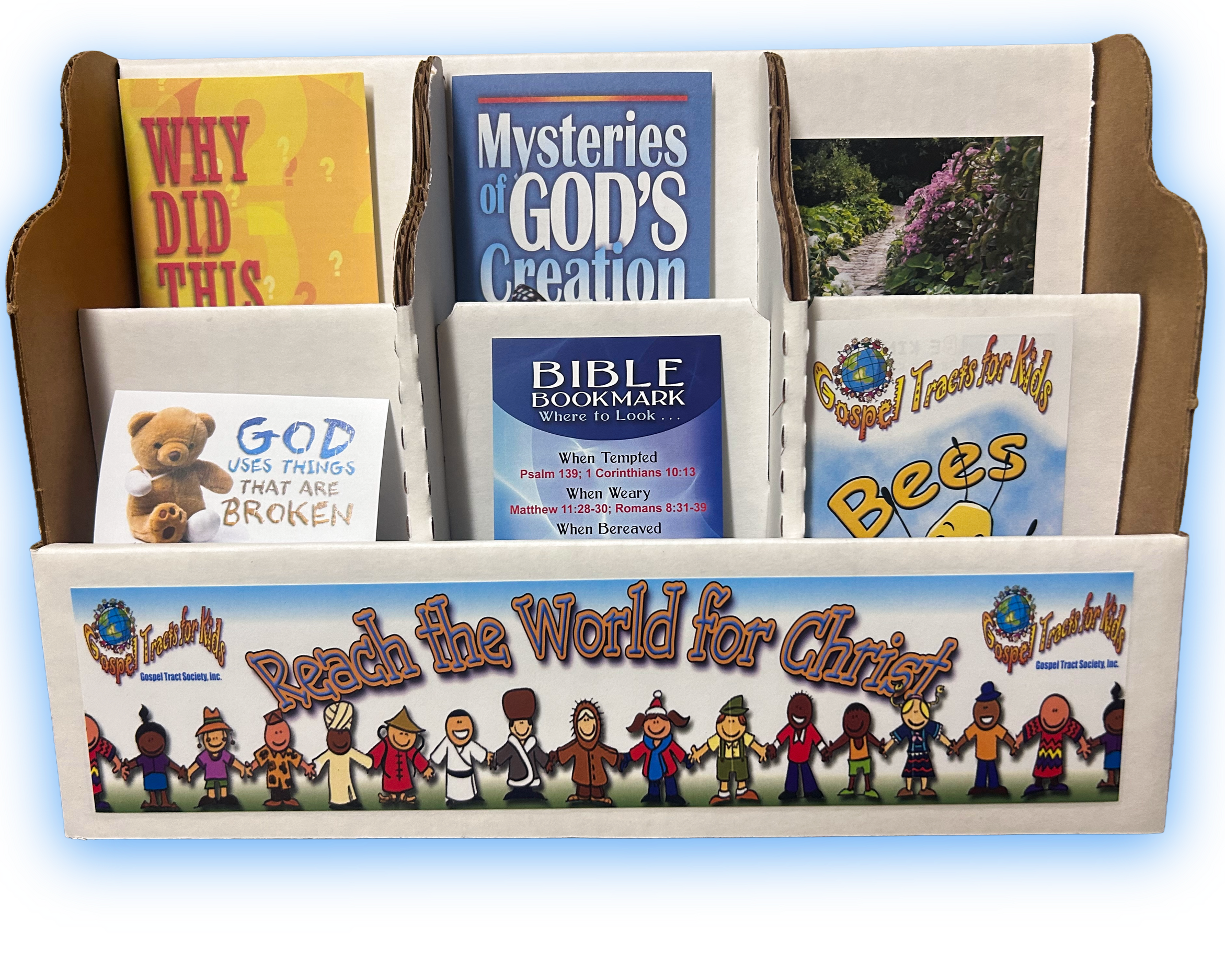 Gospel Tract Rack Display (Empty)