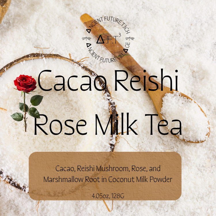 Cacao Reishi Rose Milk Tea