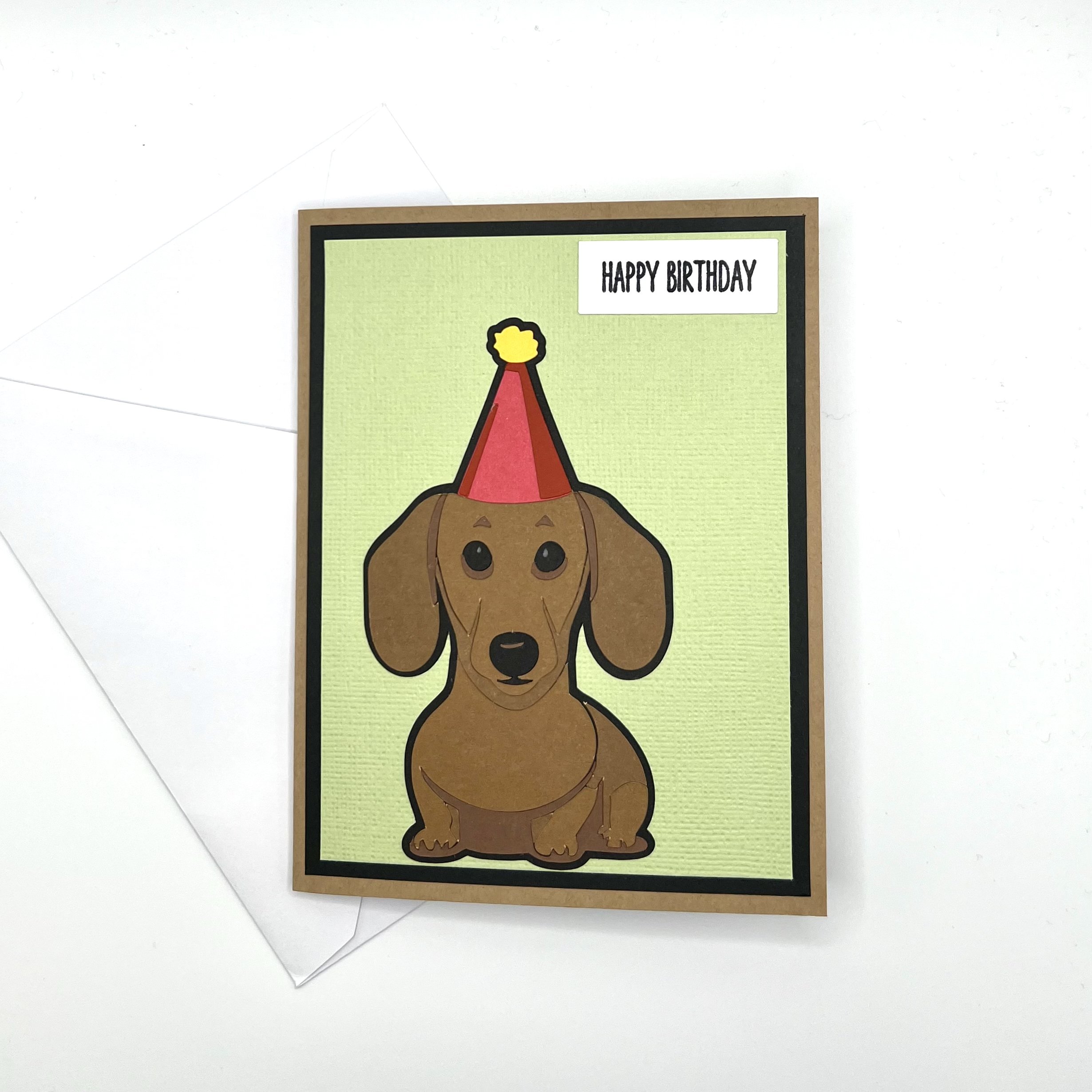 Dachshund Birthday Card