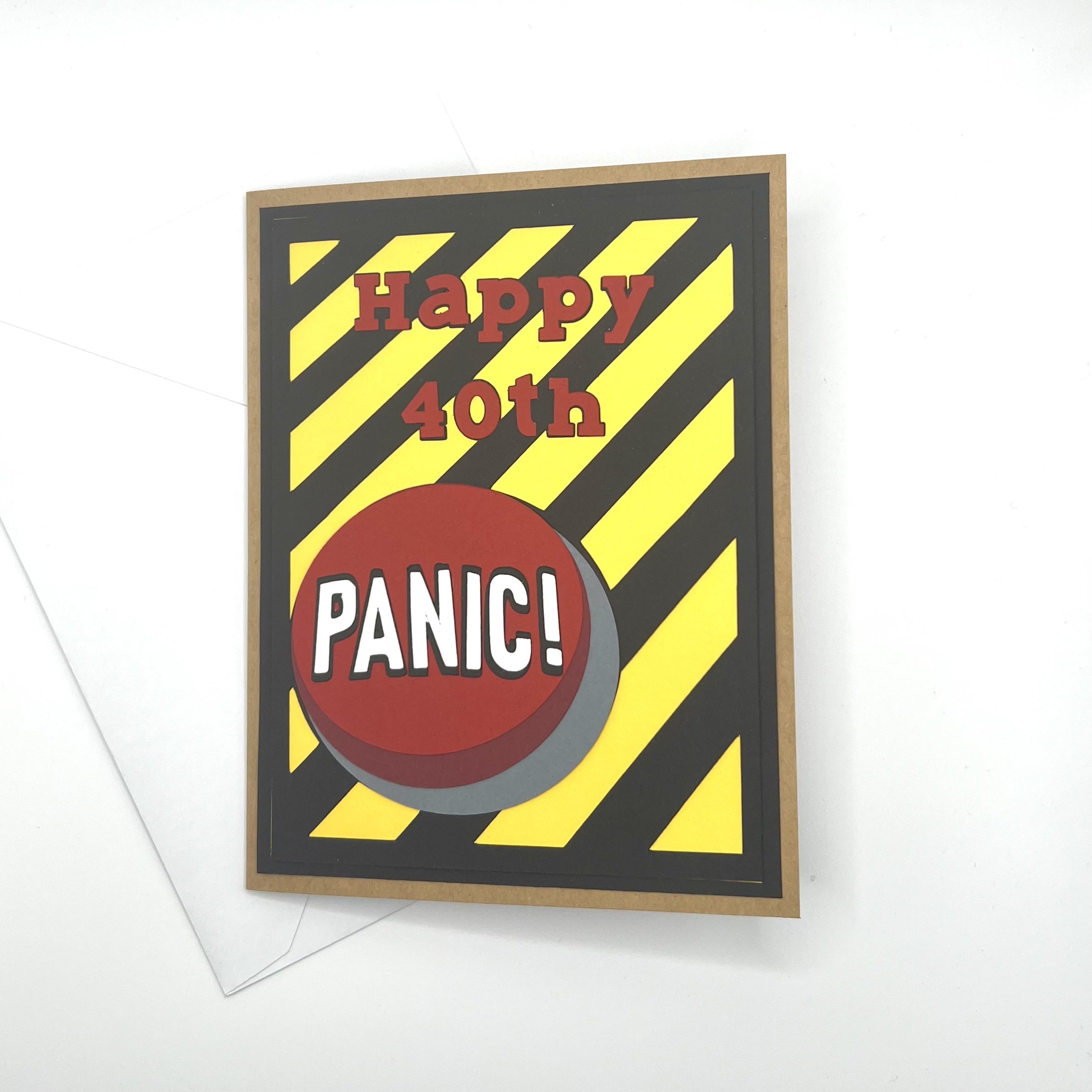 40th Birthday Panic Card