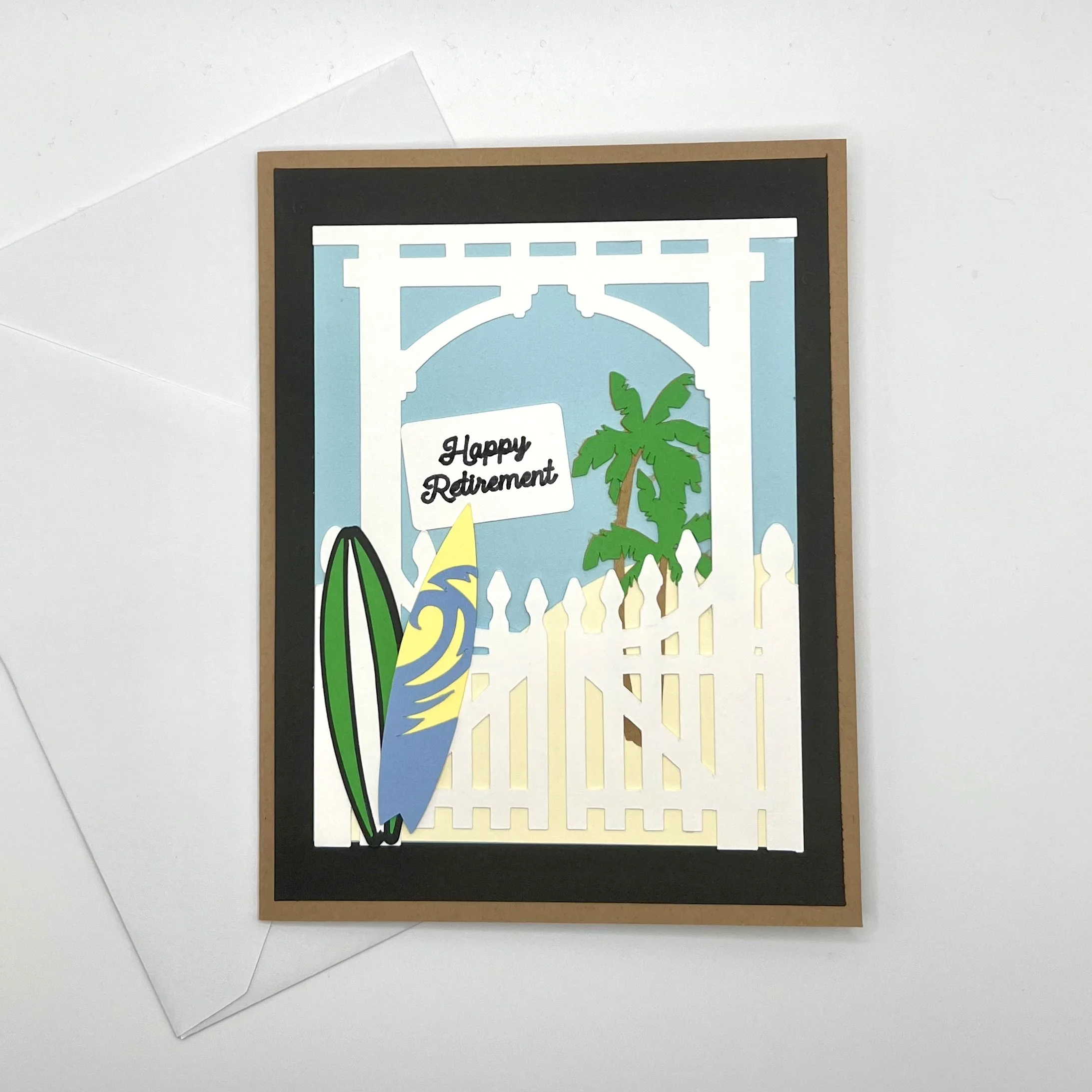 Beach Happy Retirement Card