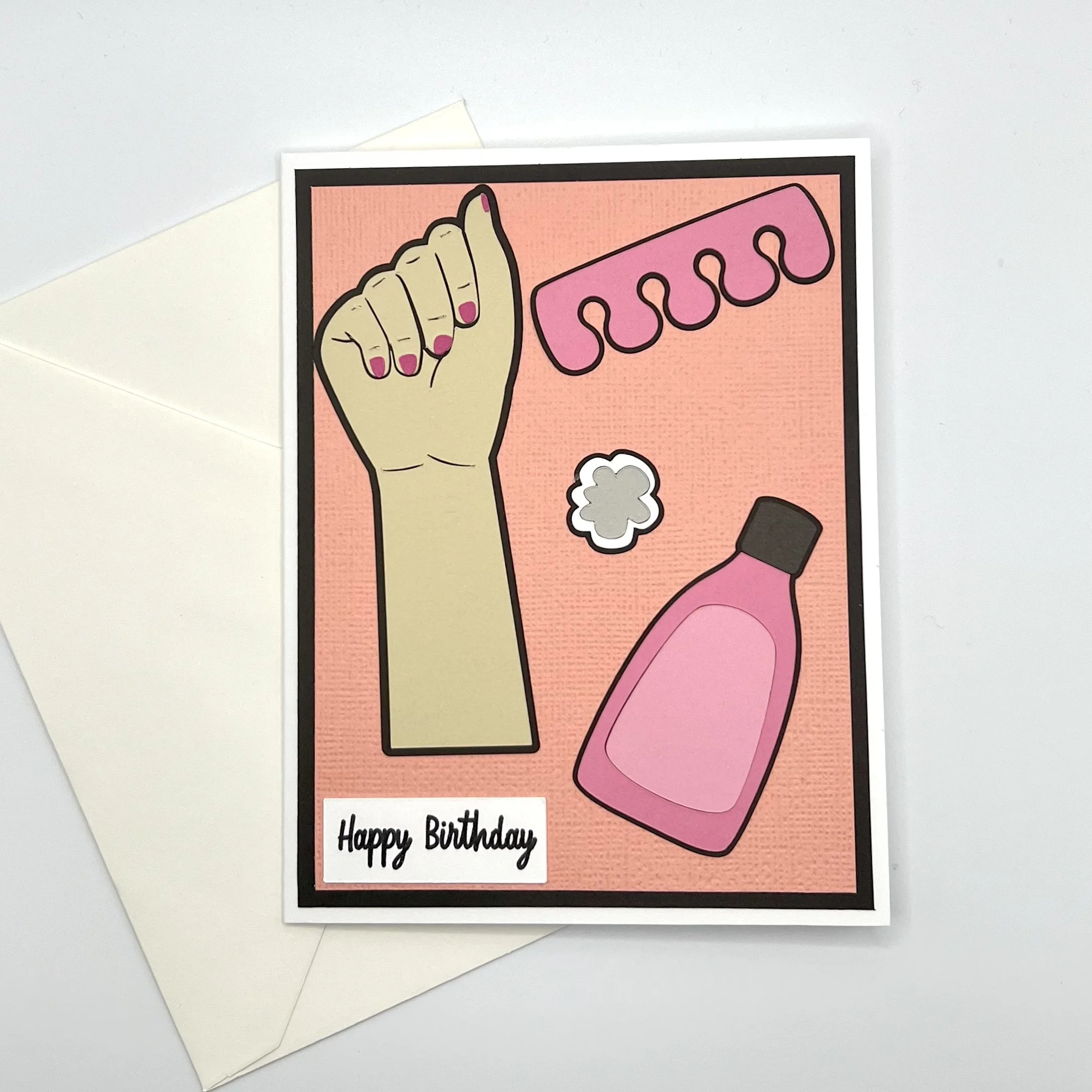 Nail Artist Birthday Card