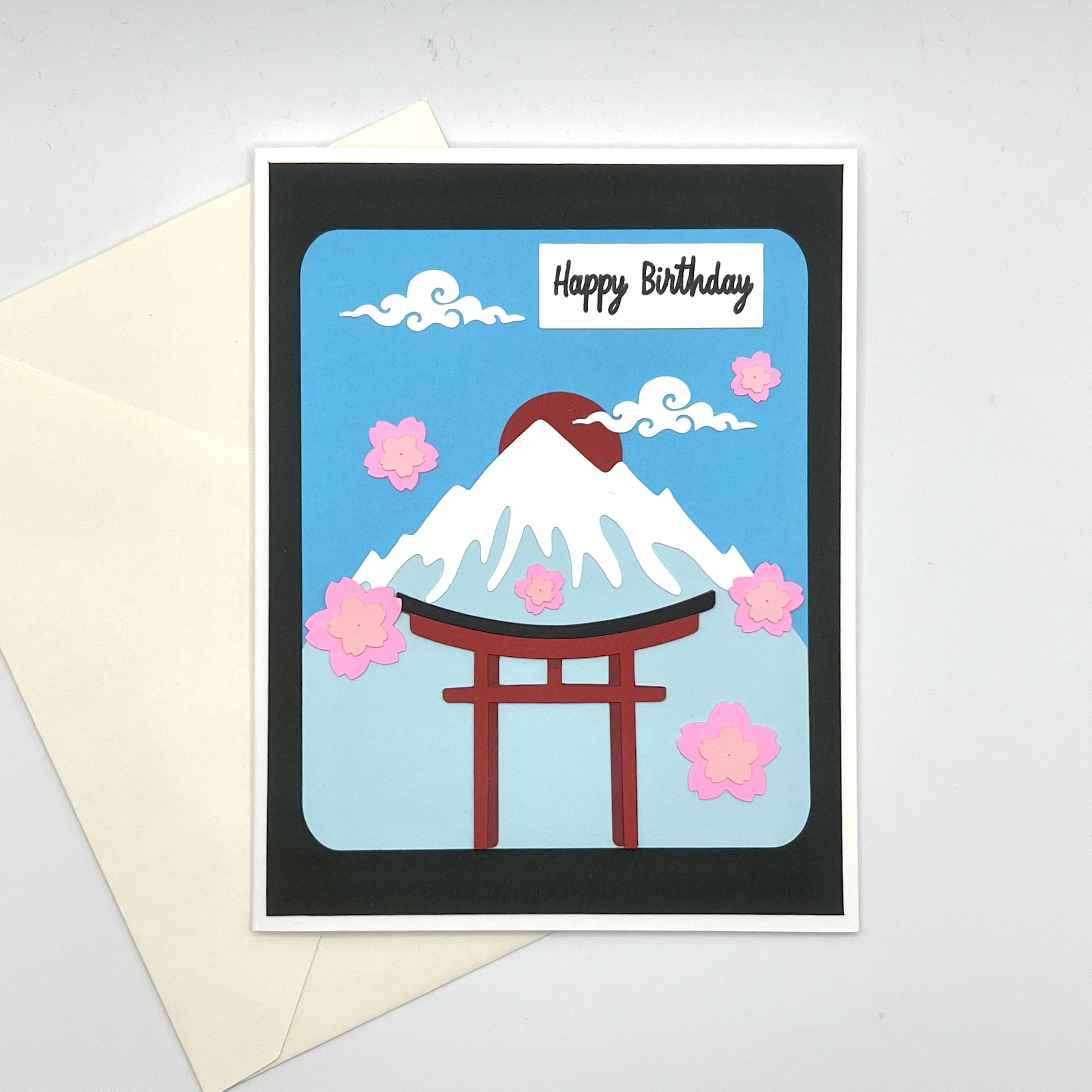 Scenic Japanese Birthday Card