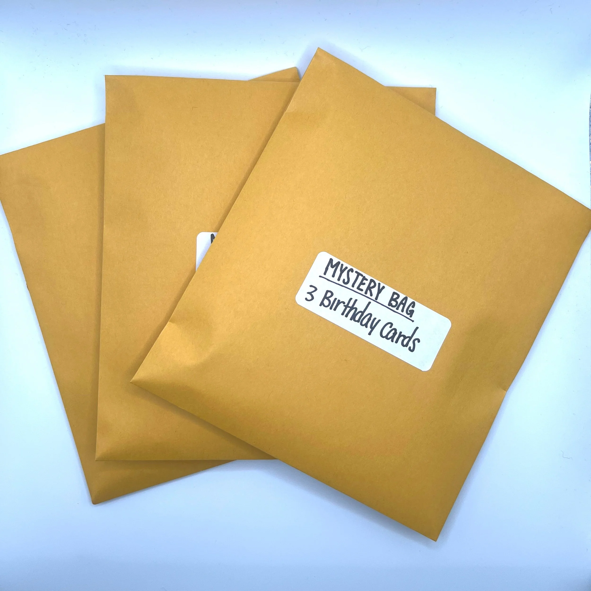 Pack of 3 Birthday Card Mystery Bag