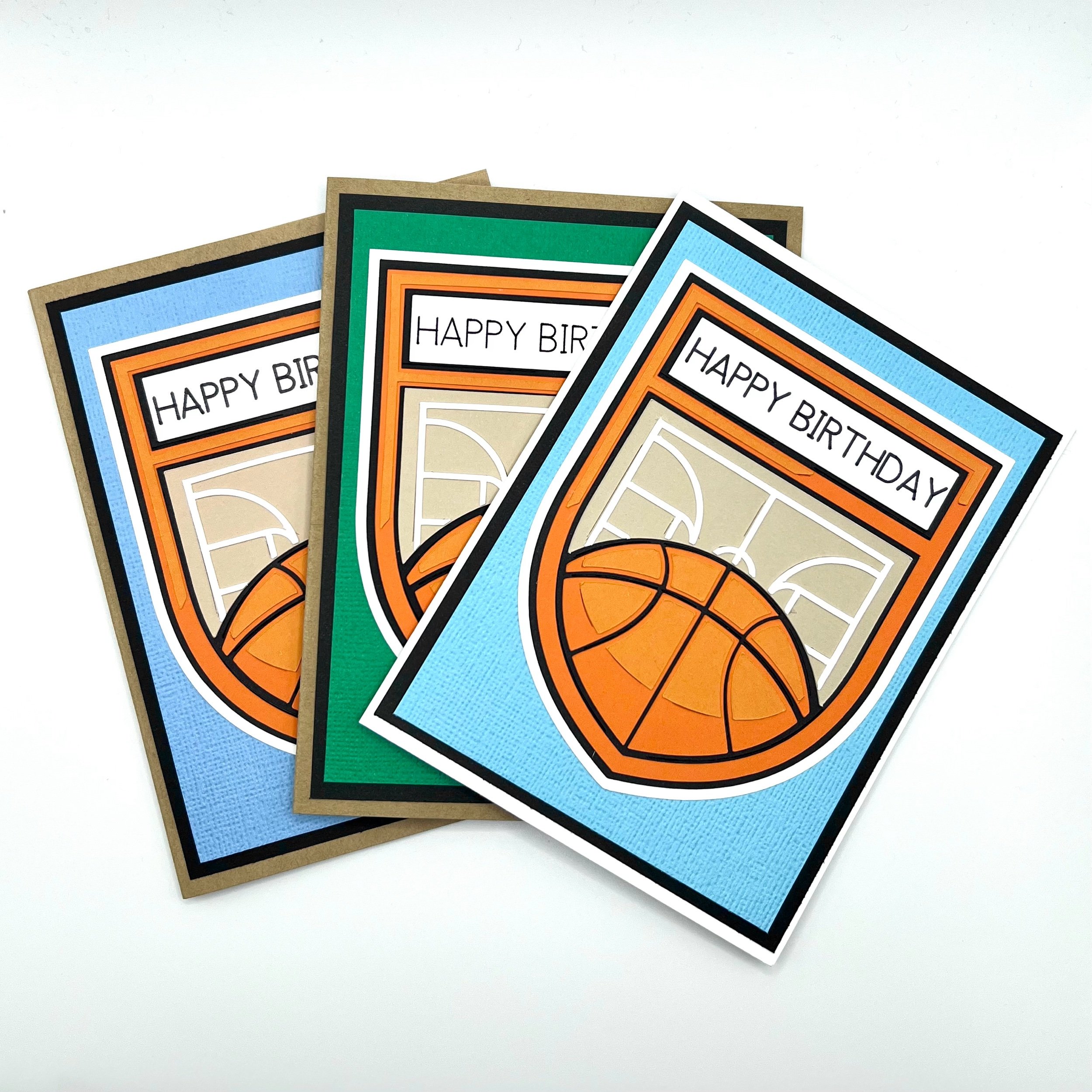 Basketball Crest Birthday Card